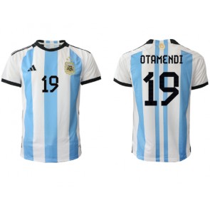 Argentina Nicolas Otamendi #19 Hjemmebanetrøje VM 2022 Kort ærmer